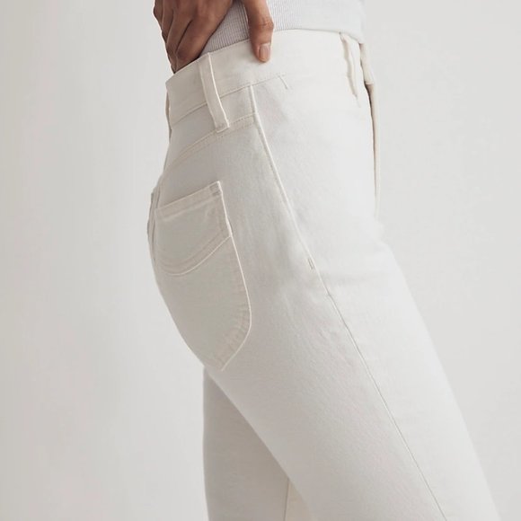 Madewell Perfect Vintage Flare High Rise Tile White Size 23 - Picture 5 of 11